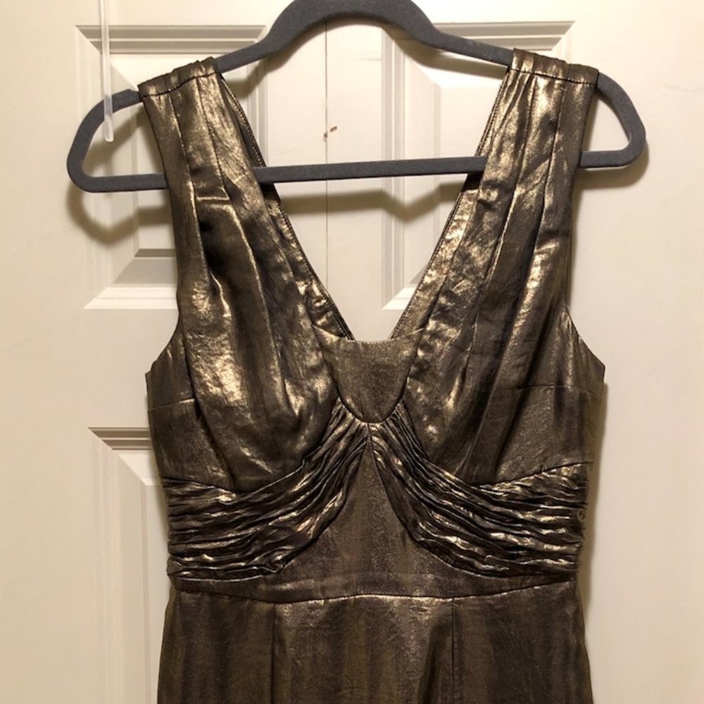 Tracy Reese Metallic Sexy Party Women's Mini Dress Sleeveless size 4 - Picture 3 of 8